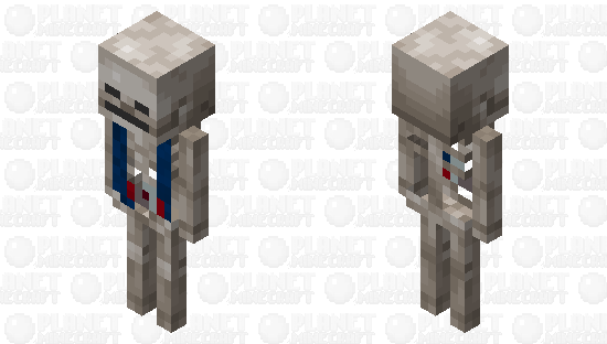 Melee Armored Skeleton Minecraft Skin