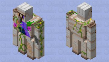 iron golem 1.17  caves e cliffs Minecraft Mob Skin