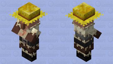 Taiga Farmer (Nether Clothes) (Re-Textured) Minecraft Mob Skin