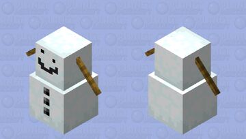 The Headless snow golem Minecraft Mob Skin