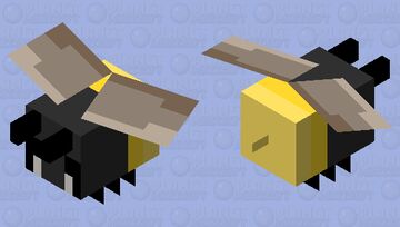 Firefly bee Minecraft Mob Skin