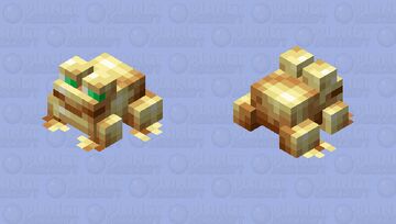 Gold Frog Minecraft Mob Skin