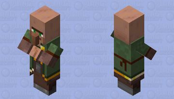 Nitwit (Nether Clothes) (Re-Textured) Minecraft Mob Skin