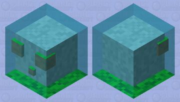 Overworld cube Minecraft Mob Skin