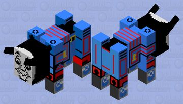 Thomas the ravenger tank engine Minecraft Mob Skin
