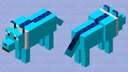 Vaporeon Wolf Minecraft Mob Skin