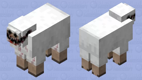 My sheep no longer eats wheat. - Creepypasta Cryptid Creature