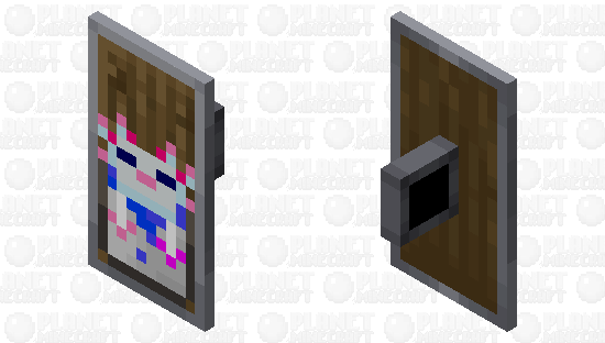 white axolotl Minecraft Skin