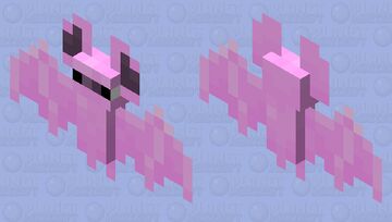 pink bat Minecraft Mob Skin