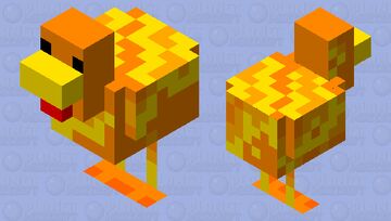 Roast Chicken 🔥+🐔 Minecraft Mob Skin