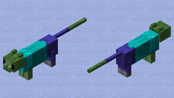 Zombie Cat! V2 Minecraft Mob Skin