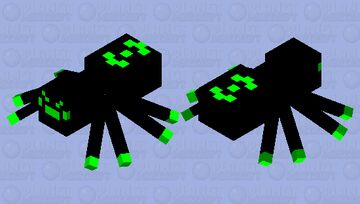 Poisonous Spider Minecraft Mob Skin