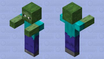 dumb zombie Minecraft Mob Skin