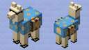 Flower Printed Beach Llama! Minecraft Mob Skin