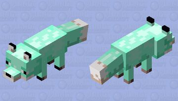 Diamond fox Minecraft Mob Skin