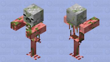 Skinlis zombie pigmen Minecraft Mob Skin