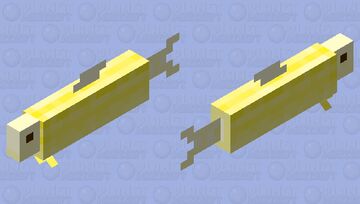 Banana Fish Minecraft Mob Skin