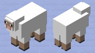 Plastic Sheep Minecraft Mob Skin