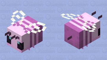 pink bee Minecraft Mob Skin