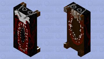 Demonic bed Minecraft Mob Skin