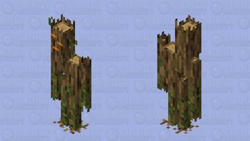 Oak Creaking Minecraft Mob Skin