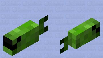 Creeper Tropical Fish Minecraft Mob Skin