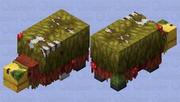 Zombified Sniffer Minecraft Mob Skin