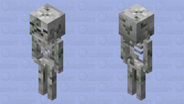 Skeleton Pigman Minecraft Mob Skin