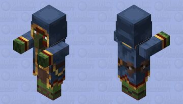 Zombie Wandering Trader! Minecraft Mob Skin
