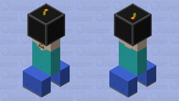 Steve with a bomb Minecraft Mob Skin
