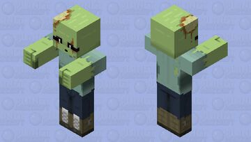 Zombie Girl Minecraft Mob Skin