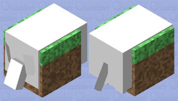 Dirt block armadillo Minecraft Mob Skin
