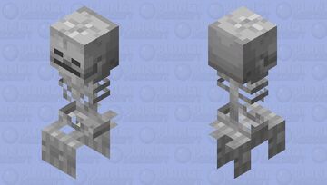 Creeper Skeleton Minecraft Mob Skin