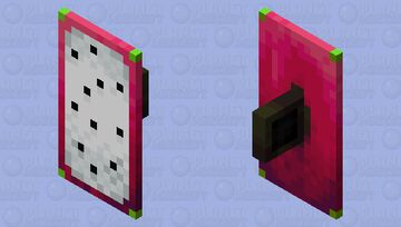 Dragon Fruit Shield Minecraft Mob Skin