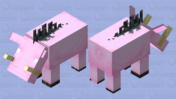 a normal pig Minecraft Mob Skin