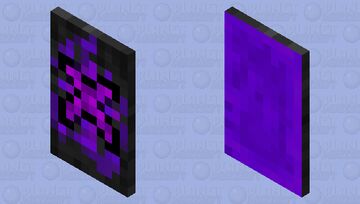 X Bloom Cape Violet Minecraft Mob Skin