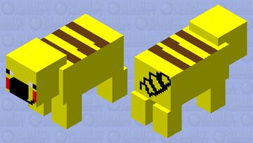 pikachu Minecraft Mob Skin