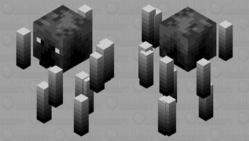 Coal Fire Blaze Minecraft Mob Skin