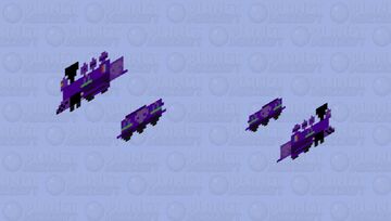 Dark Owl Assassin French Locomotive Train With Tender In Assassin's Creed PJ Masks Minecraft Mob Skin