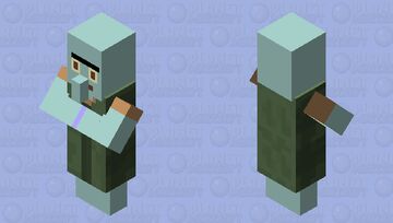 Squidager Minecraft Mob Skin