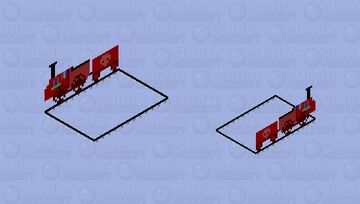 Owlette Assassin French Locomotive Train With Tender In Assassin's Creed PJ Masks Minecraft Mob Skin