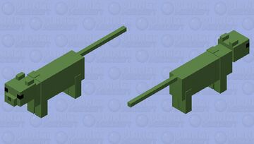 Zombie Cat! Minecraft Mob Skin
