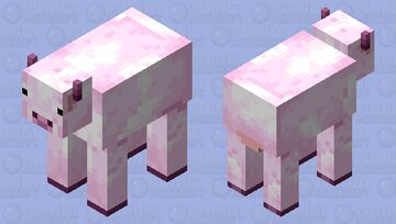 pink cow Minecraft Mob Skin