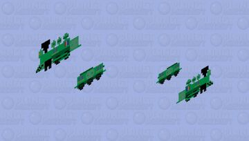 Gary Assassin French Train With Tender In Assassin's Creed PJ Masks Minecraft Mob Skin