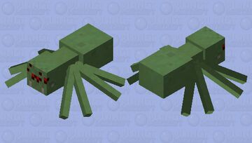 Zombie Cave Spider! Minecraft Mob Skin