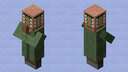 Villager with 24 eyes Minecraft Mob Skin