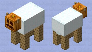 Snow Golem...Cow? Minecraft Mob Skin