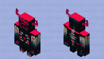 Folly warden (unfinished) Minecraft Mob Skin