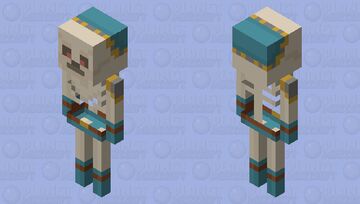 The Legend of Zelda - Stalfos (Ocarina of Time) Minecraft Mob Skin