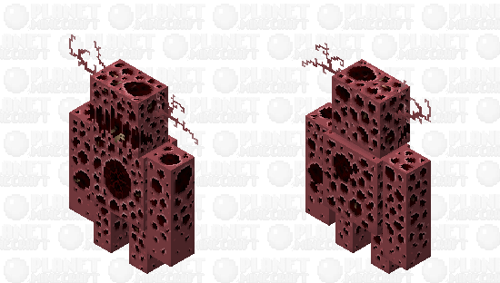Warning! Trypophobia Warden Minecraft Mob Skin